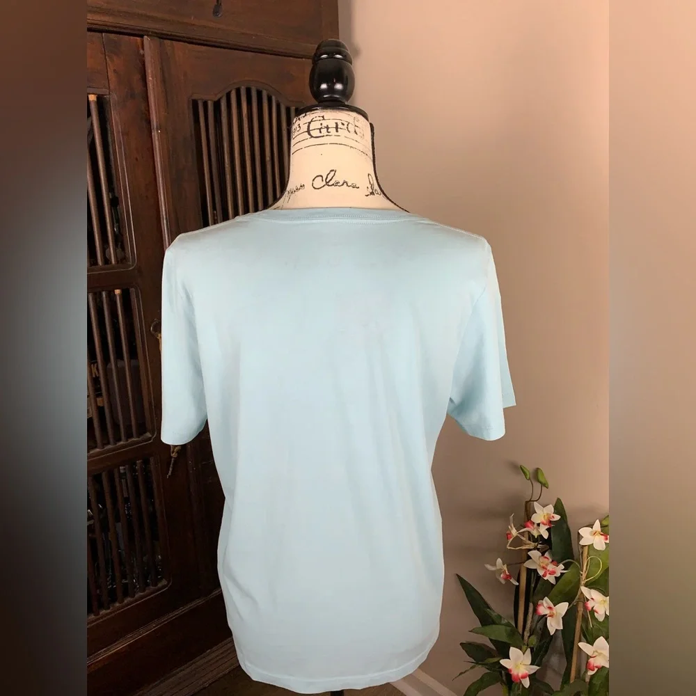 Kate Spade Cocktail Hour Cotton Tee Shirt - Picture 3 of 6